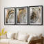 Série ABSTRACT CCLxxix - Impression sur mesure encadrée de qualité supérieure - 3 pièces-1058658548-1058658550