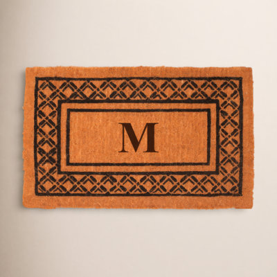 Belamy Monogrammed Welcome Outdoor Doo Mat
