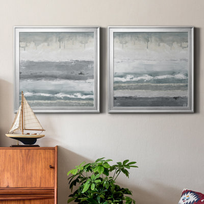 " Soft Bay I " 2 - Pieces Painting Print
