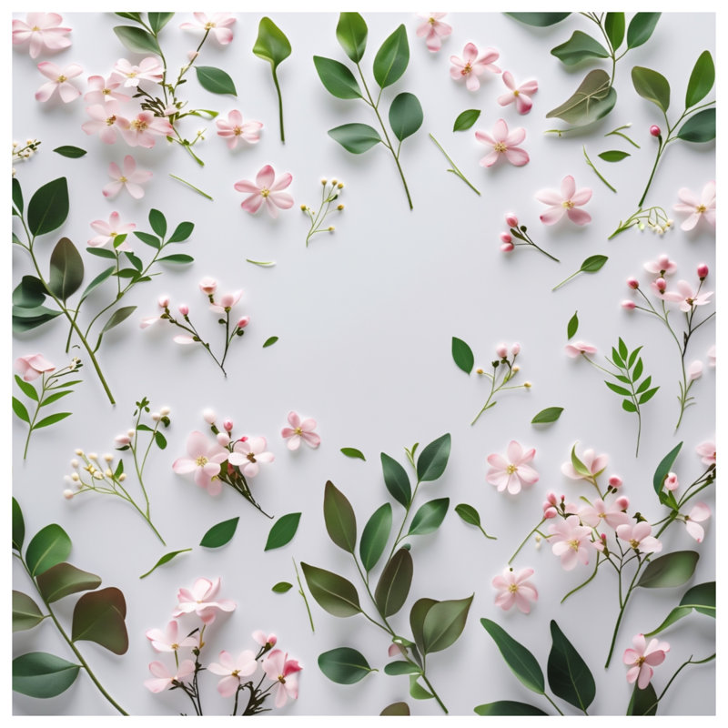 Housse de couette Floral Bedding Nature, Lit simple