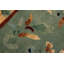 Rug & Kilim’S Chinese Style Art Deco Rug In Green And Beige-Gold Floral Pattern-1180900245