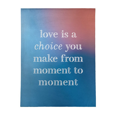 Quotes Chenille Indoor Rug