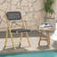 Chaise d'appoint de patio Amary