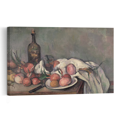 Still Life With Onions, C.1895 Abstract Contemporary Nature Wall Art Print