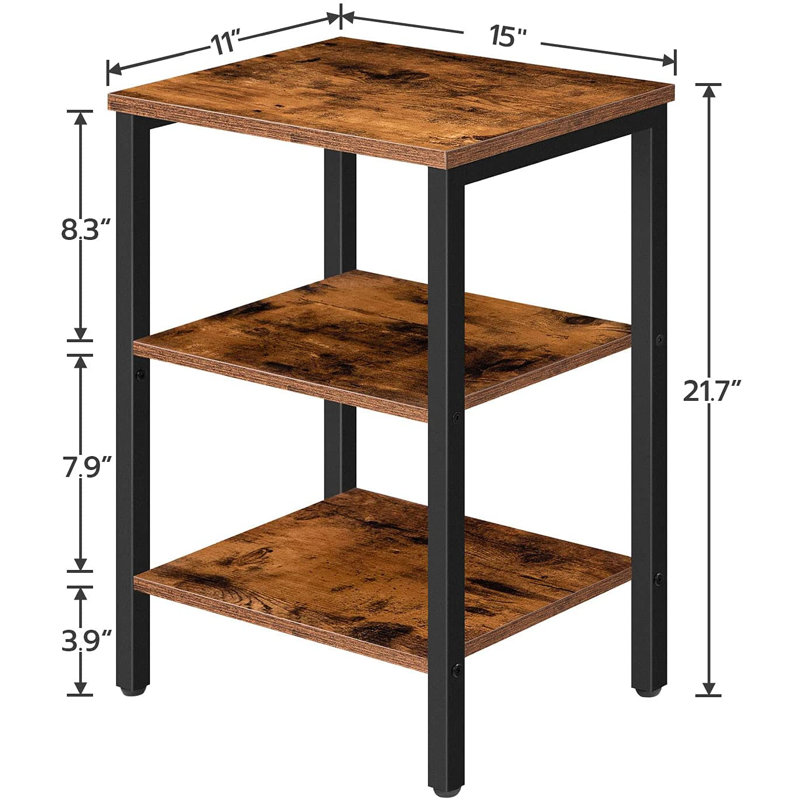 Ensemble de tables de bout 21,7 po Mehnaaz