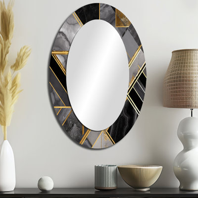 Maubray - Miroir abstrait en métal