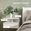 Sateria 35cm W Manufactured Wood Bedside Table