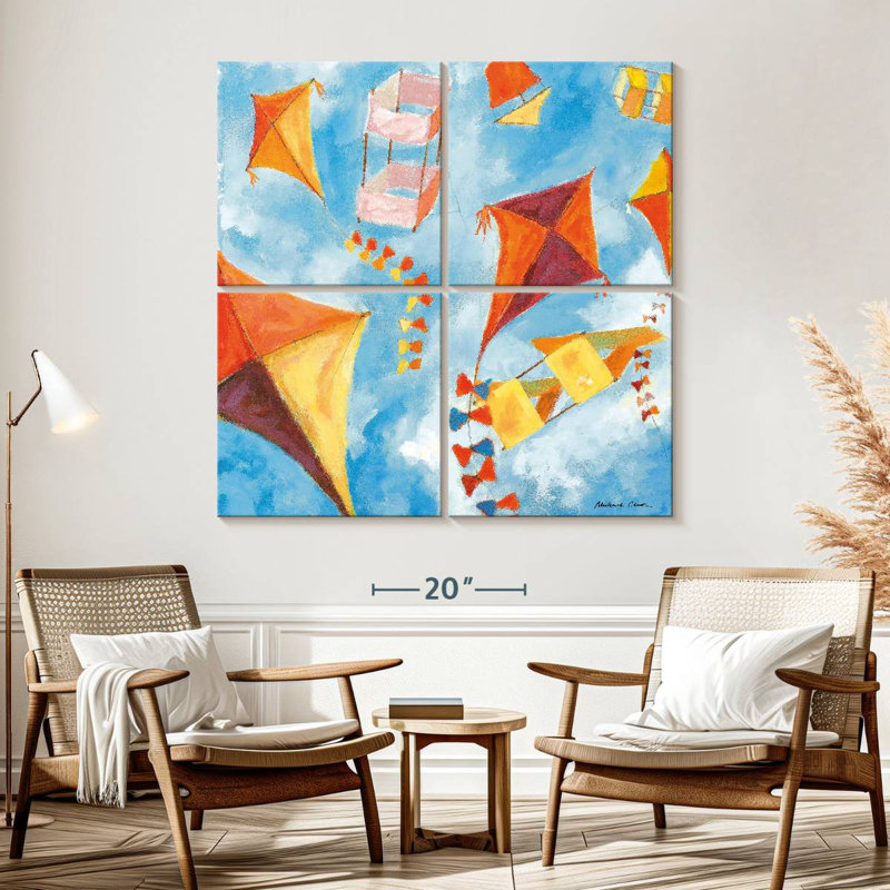 Senne Kites, 57" H x 57" W