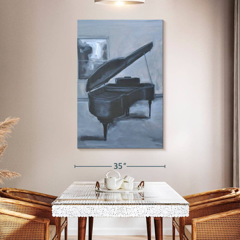 Abarca Piano Blues V, 51" H x 34" W