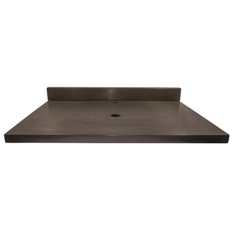 Plateau de meuble-lavabo simple 31 po Eden, Anthracite