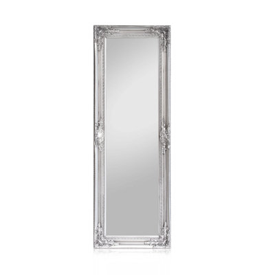 Solid Wood Rectangle Floor Mirror