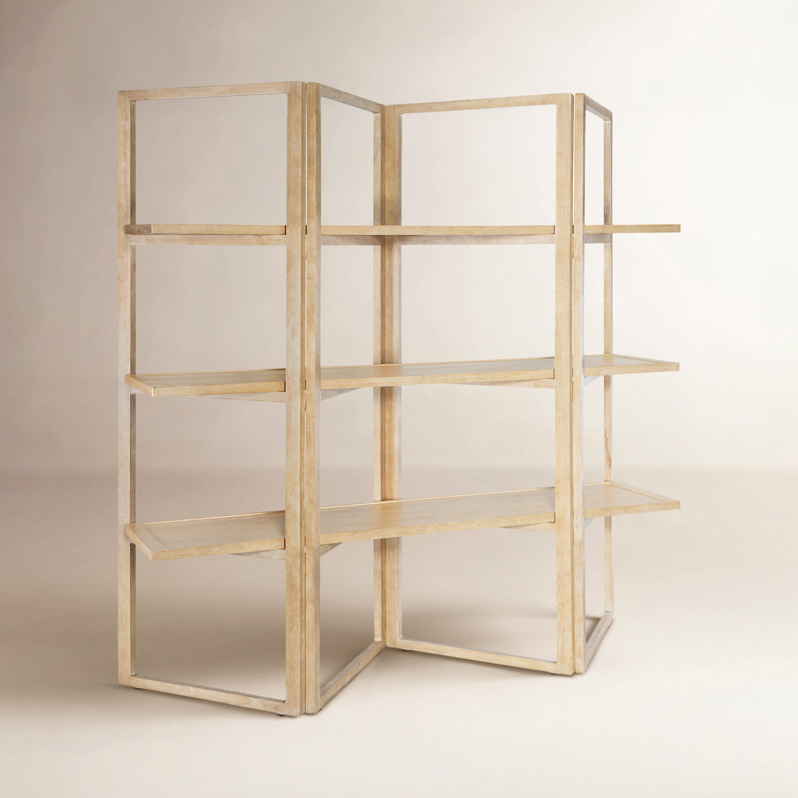Retreat Wide Geometric Bookcase