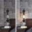 Ensemble de 2 appliques murales industrielles - Tuyau d'eau rustique rétro avec lumière chaude 3000K, base E26 pour chambre à coucher, café, bar et loft Rustic Farmhouse