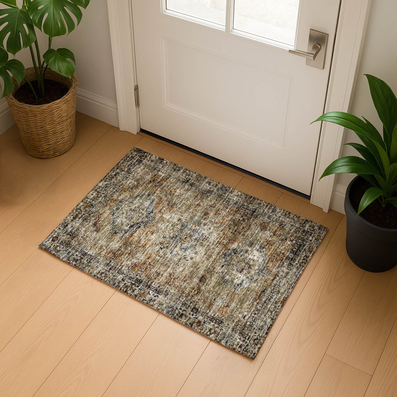 Tapis de qualité supérieure Mayfield Global, Cuivre, 1 pi 8 po x 2 pi 6 po