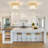 Bora 4 - Light 18.5'' Glass Flush Mount Ceiling Light for Kitchen Bedroom Entryway Hallway-1762070622-1754219977