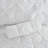 7 Piece Tufted Comforter Set White