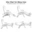 Rosalina Folding Recliner Chair