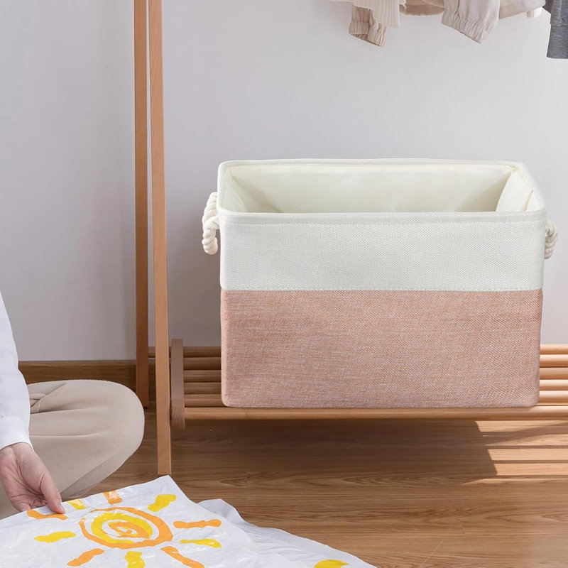 8-pack Fabric Storage Bins With Handles