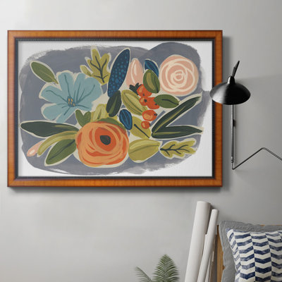 Toile encadrée de qualité supérieure «Bright Botany I» - prête à être accrochée