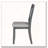 6-Piece Space-Saving Folding Dining Set with X-Design (Gray)