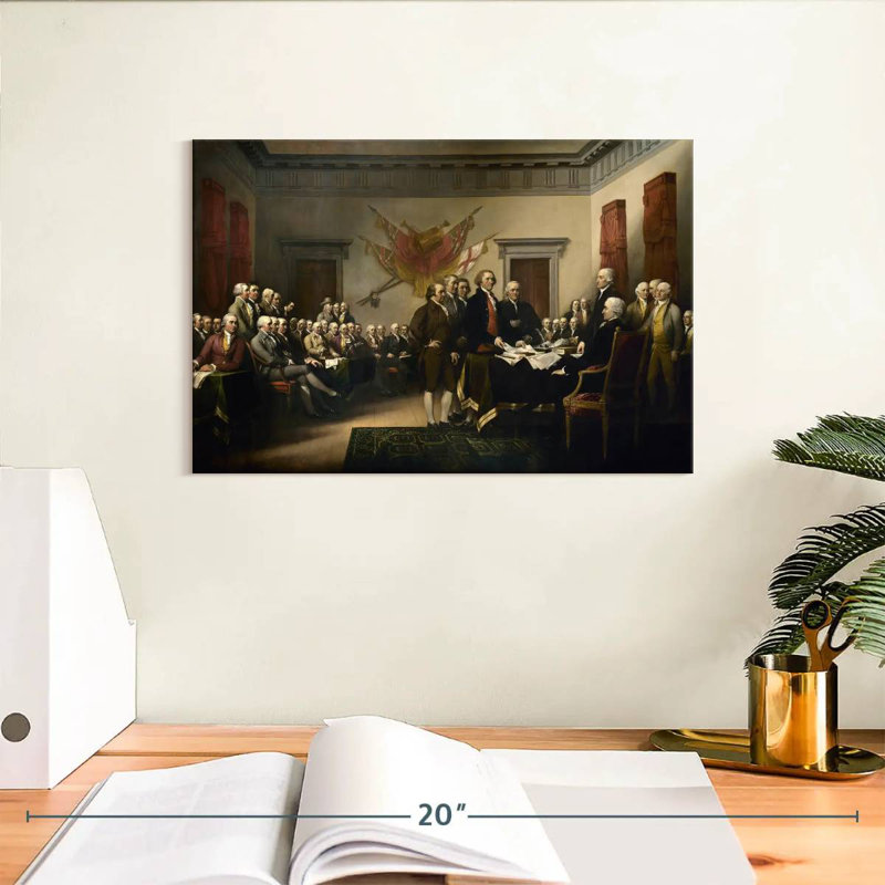 Lelar Declaration Of Independence, 8" H x 12" W