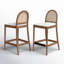 Tabouret de comptoir rembourré Cossette-1767291844