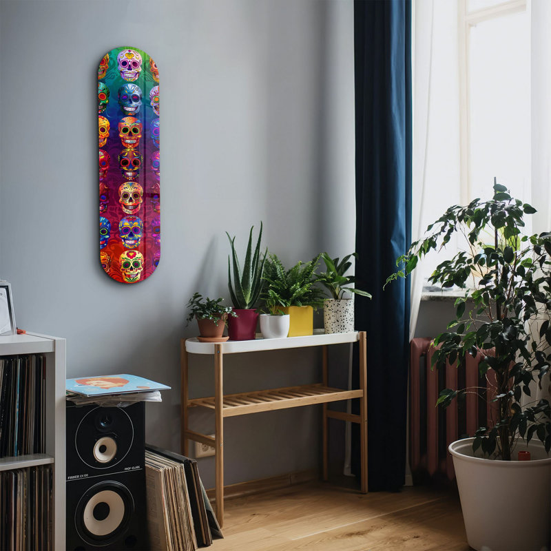Peinture décorative en verre trempé