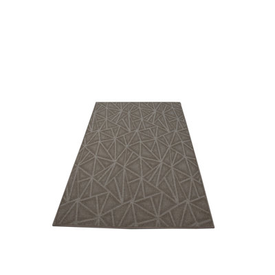 Tapis géométrique neutre intérieur / extérieur
