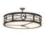 6 - Light Semi Flush Mount