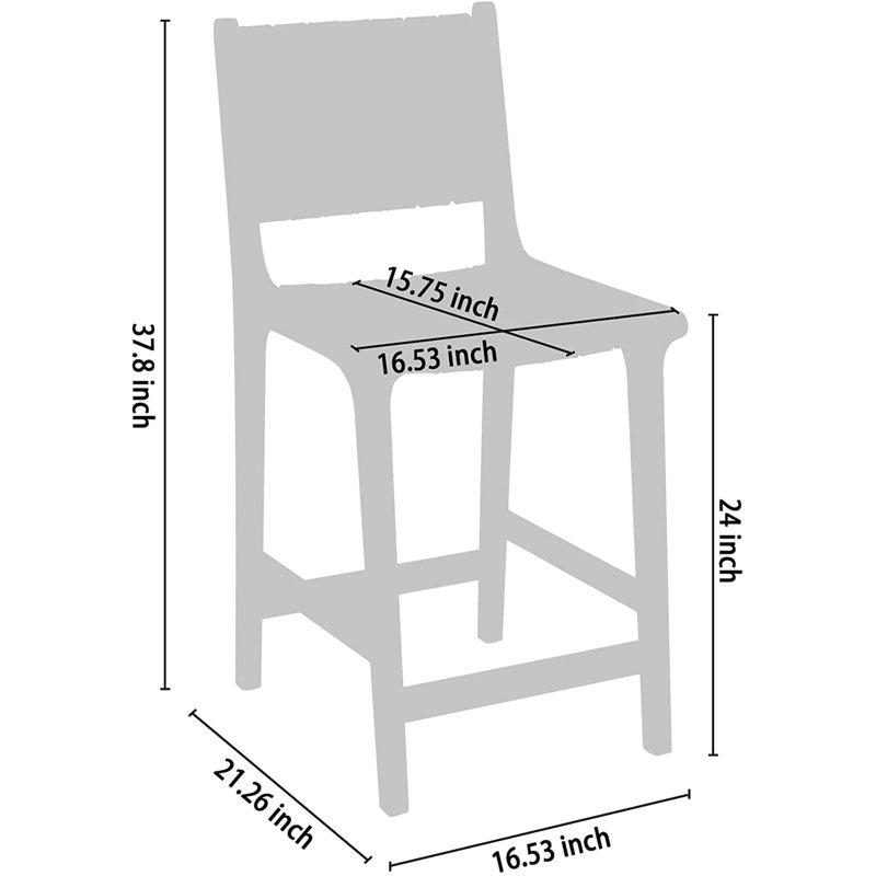 Tabouret de bar en bois Kasei Breathe