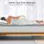 Très grand matelas en mousse à mémoire de forme gélifiée de 3 pouces, sommeil rafraîchissant, détente, douceur, - États-Unis, mousse de taille moderne pour une réduction confortable et luxueuse