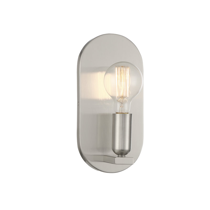 Cassi 1 - Light Dimmable Armed Sconce, Brushed Nickel