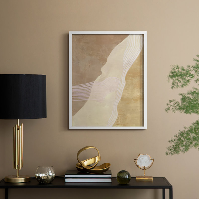 «Cradle II», reproduction encadrée - bois massif, Cadre blanc, H 30 po x l 24 po