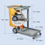 99.1 cm H x 88.9 cm W Utility Cart-2047764493