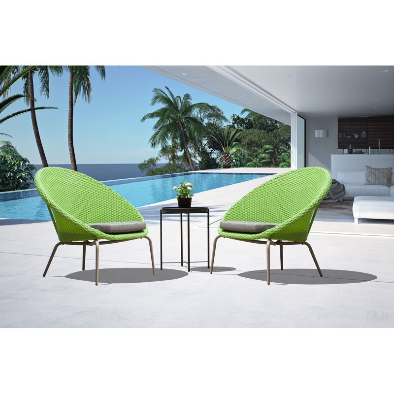 Table d'appoint en métal Rayle