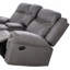 Causeuse inclinable avec console de rangement et porte-gobelets Enclave
