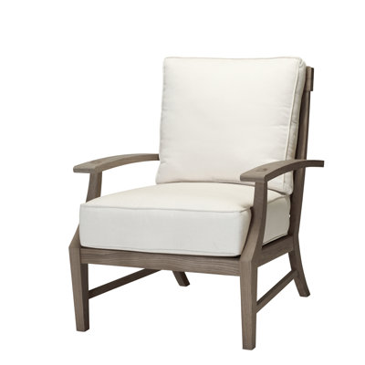 Croquet Teak Patio Chair with Cushions