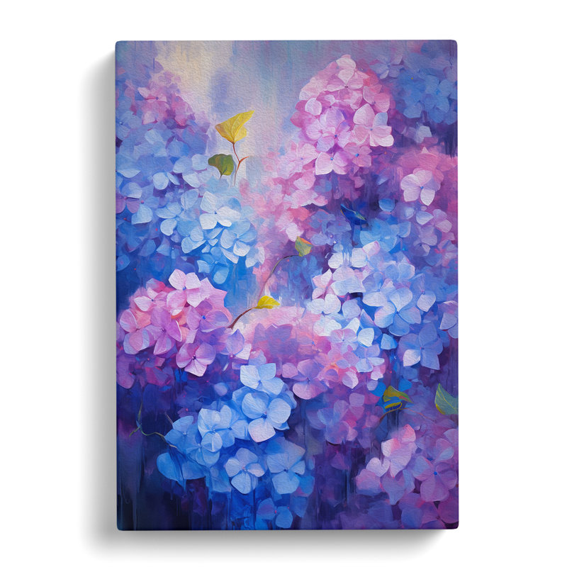 Hydrangea Modern - Wrapped Canvas, 60cm H x 40cm W x 3cm D