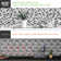 Peel and Stick Gel Backsplash Tile Metro 12'' x 8'' (Set of 4)