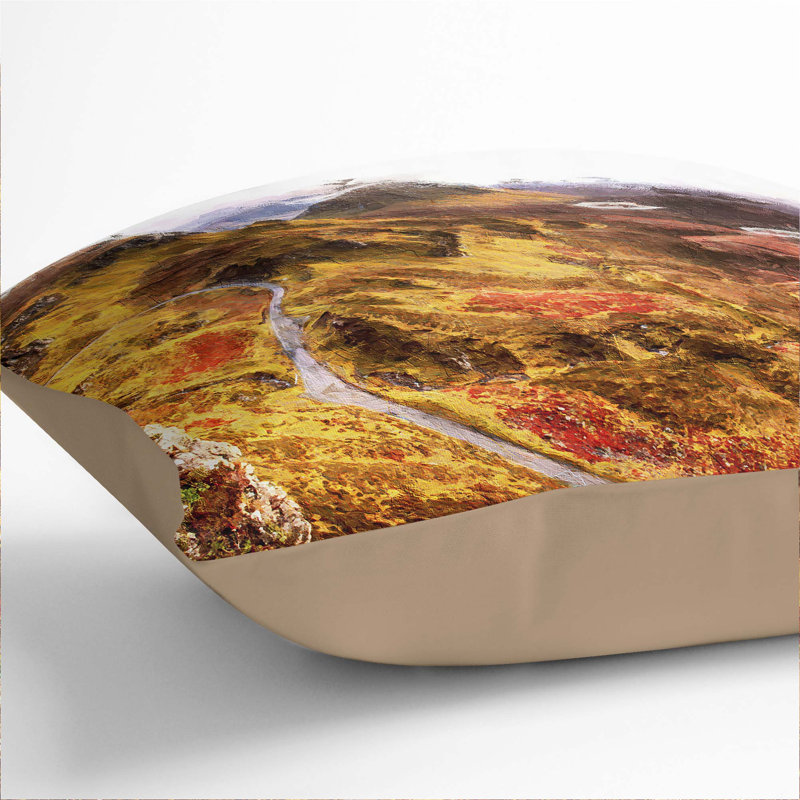 Square Throw Cushion, 55cm H x 55cm W x 20cm D, Stone