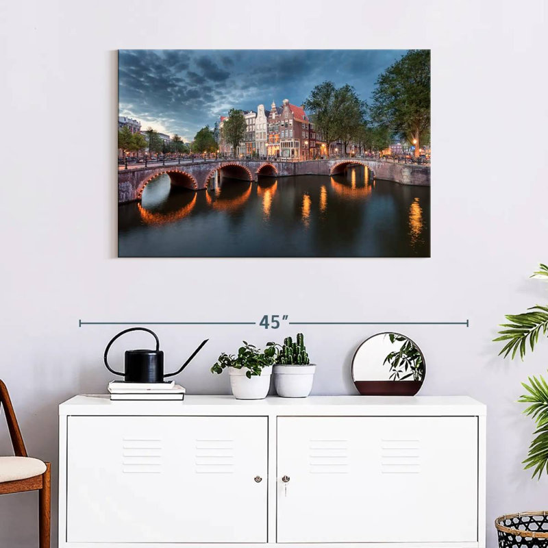Ponts de Amsterdam, H 24 po x l 36 po