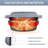 Wilmall 5 qt. Cast Iron and Enameled Cast Iron Round Dutch Oven