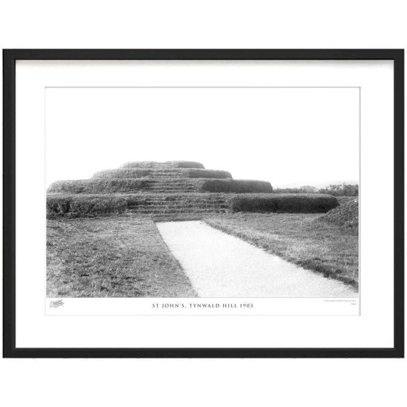 St John's, Tynwald Hill 1903 - Single Picture Frame Print, 28cm H x 36cm W x 2.3cm D