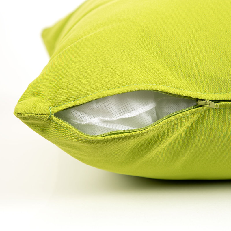 Soleil Square Indoor/ Outdoor Cushion, Green