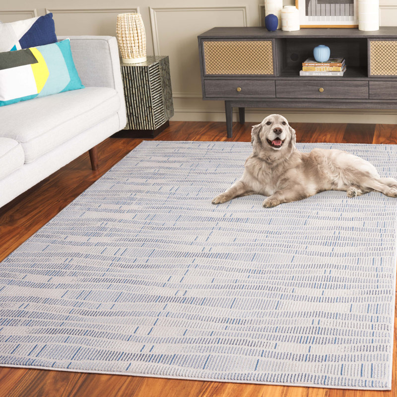 Kazimiera Performance Abstract Rug, Rectangle 5'3" x 7'6"