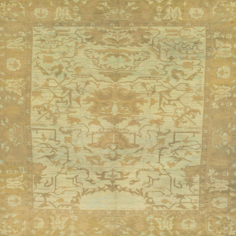 Abstract Indoor Rug, Square 5'
