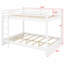 Lit superposé en bois traditionnel avec échelle-129390982