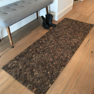 Emera Solid Wood Bath Rug