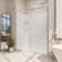 Flex Semi-Frameless Shower Door 48" x 74.75" Rectangle Pivot Shower Enclosure with Base Included