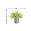 Heather Floral Arrangement in Mosaic Label Vase